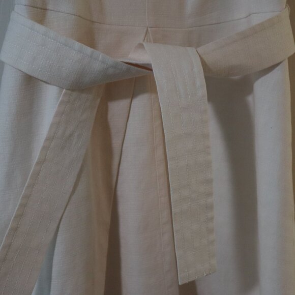 Ann Taylor | Off-White Fit & Flare Dress, Size 2 - Picture 4 of 13